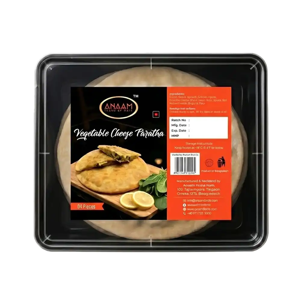 Vegetable Cheese Paratha